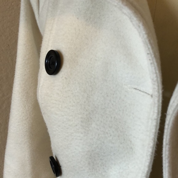 Double breasted white coat size xs fitted - Picture 4 of 11